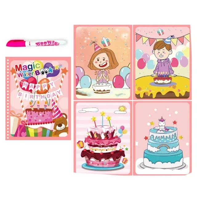 AquaDoodle Book™ herbruikbaar waterkleurboek zonder knoeien 18m - 5jr