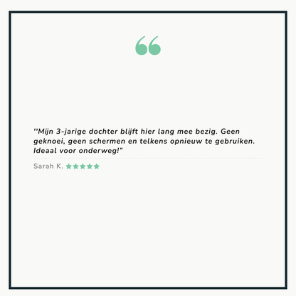 AquaDoodle Book™ herbruikbaar waterkleurboek zonder knoeien 18m - 5jr