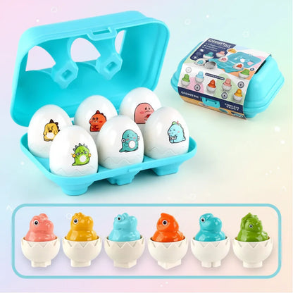 Montessori 3D Eggs Puzzle – Leuk voor Pasen - Eieren sorteerspel