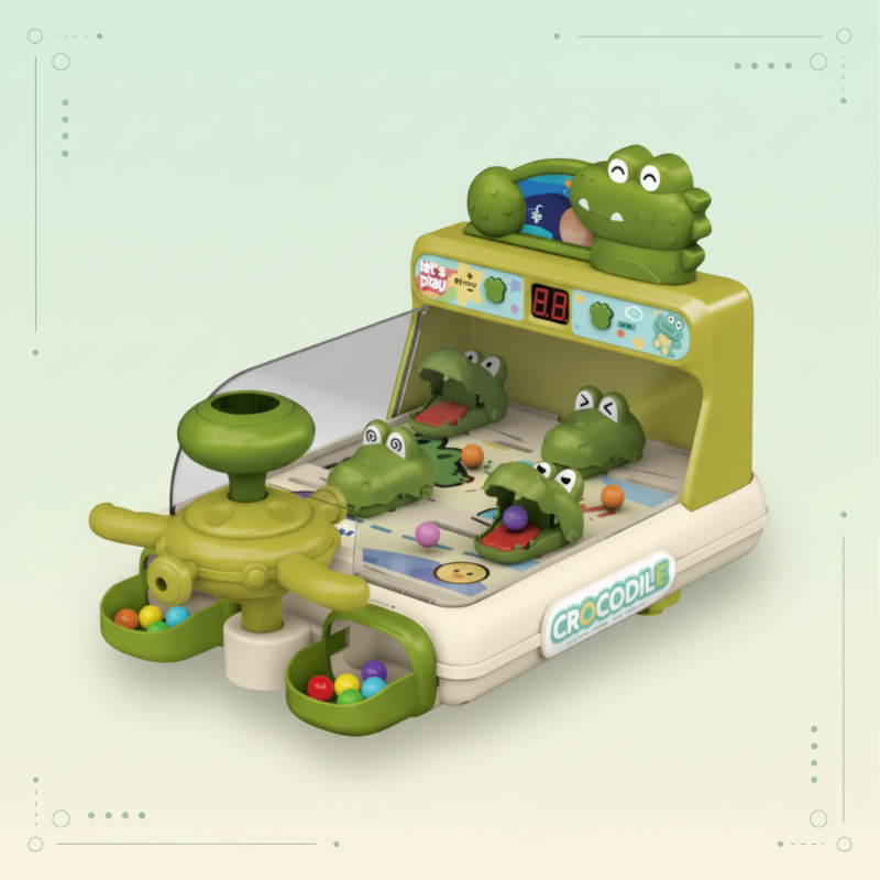Crocodile Pinball Game – Interactief & Speels – Krokodil Arcade Game