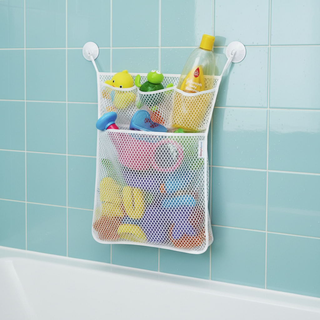 TubyTidy – Schimmelvrij & Ruim – Bad Opbergnet voor Badspeelgoed