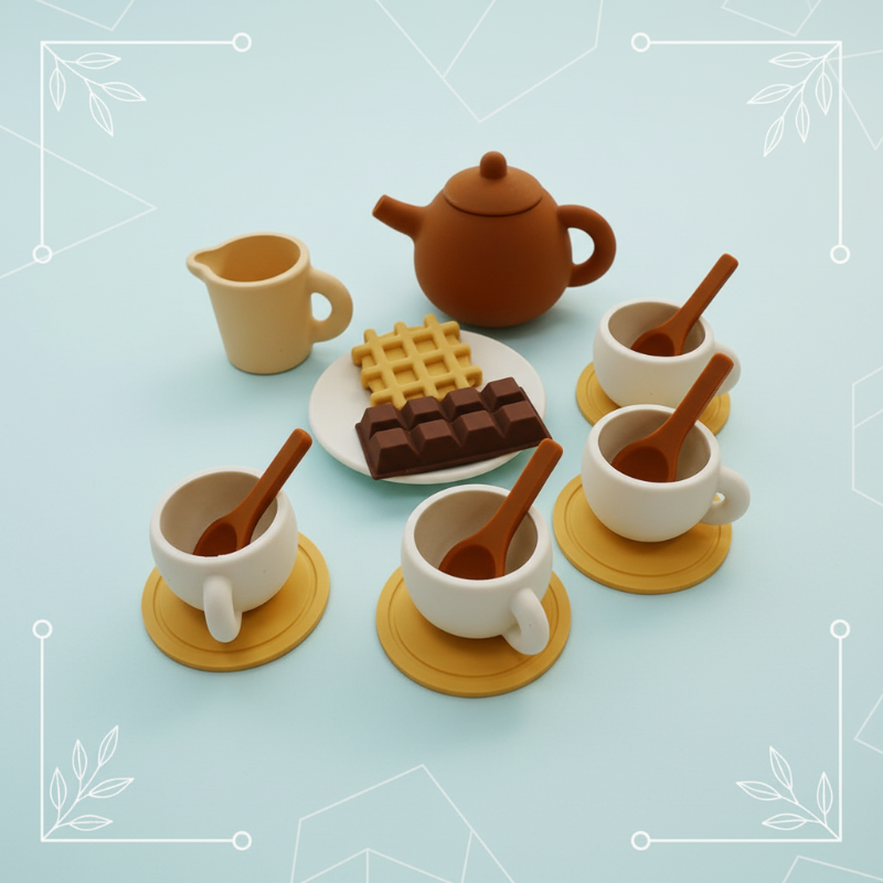MiniBrew – Speels & Leerzaam – Siliconen Thee Set