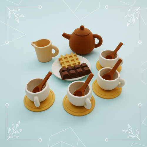 MiniBrew – Speels & Leerzaam – Siliconen Thee Set