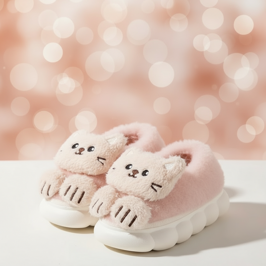 SnuggleKitty – Warmte & Veiligheid – Kinder Katten Sloffen