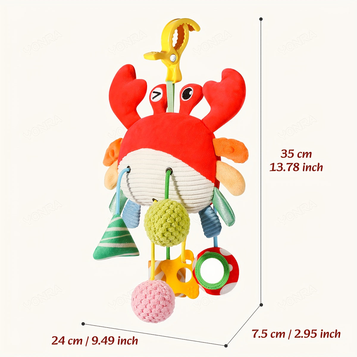 StrolliPlay™ – Zintuiglijk hangend speeltje voor kinderwagen & box (0-12m)