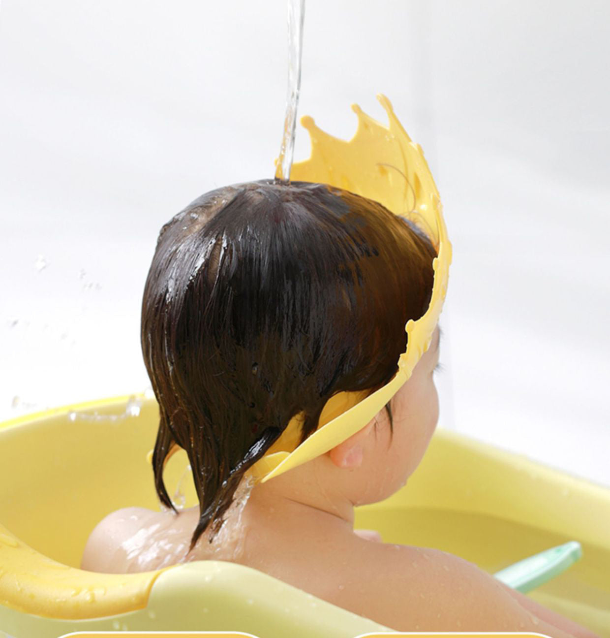 Shampoo Crown Cap™ - Nooit meer tranen in bad - Badmuts