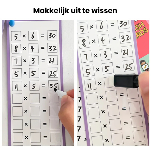 MathFlip Cards™ – Rekenen oefenen zonder scherm of papierchaos (4–8 jr)