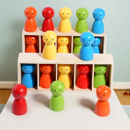 WoodenMatch – Slim & Speels – Montessori Kleurenspel