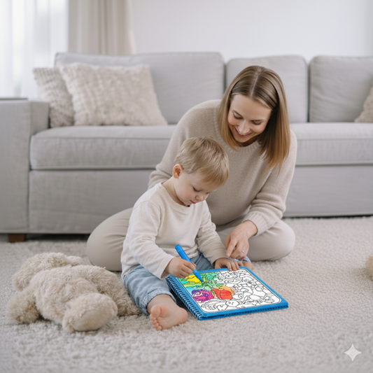 AquaDoodle Book™ herbruikbaar waterkleurboek zonder knoeien 18m - 5jr