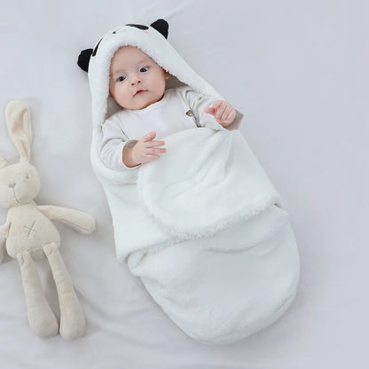 Zachte Babyslaapzakken Warme Herfst en Winter Pasgeboren Baby Wrap Dekens CartoonCocoon voor baby's Flanel Baby Sleepsack 0-9M2026-01-31 00:07:24
