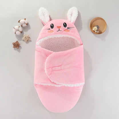 Zachte Babyslaapzakken Warme Herfst en Winter Pasgeboren Baby Wrap Dekens CartoonCocoon voor baby's Flanel Baby Sleepsack 0-9M2026-01-31 00:07:24