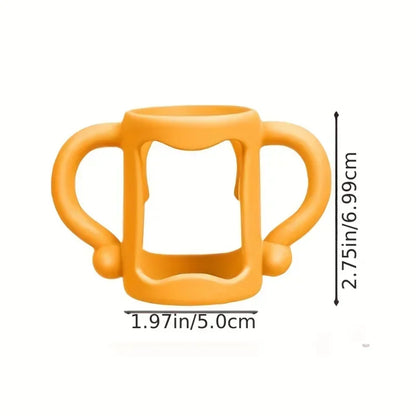 Easy Grip Handle, Can Accommodate Most Bottles - BPA-free Soft Silicone ,Silicone Bottle Handle For Narrow Baby Bottles
