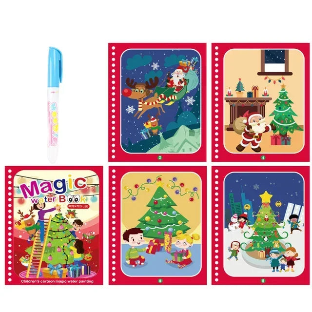 AquaDoodle Book™ herbruikbaar waterkleurboek zonder knoeien 18m - 5jr