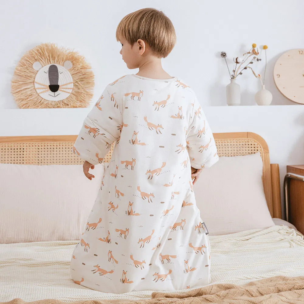 StrolliSleep™ – Warme babyslaapzak met afneembare mouwen (0–24m)