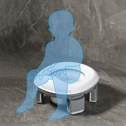 Nieuwe 3-in-1 Reispotje Draagbare Kinderpotje Opvouwbare Veilige Siliconen Baby Zindelijkheidstraining Seat Familie Outdoor Kids Toiletbril