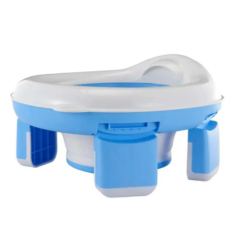 Nieuwe 3-in-1 Reispotje Draagbare Kinderpotje Opvouwbare Veilige Siliconen Baby Zindelijkheidstraining Seat Familie Outdoor Kids Toiletbril
