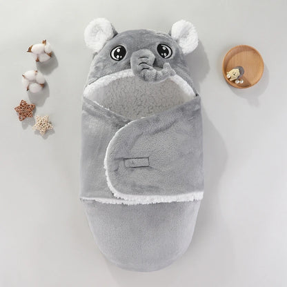Zachte Babyslaapzakken Warme Herfst en Winter Pasgeboren Baby Wrap Dekens CartoonCocoon voor baby's Flanel Baby Sleepsack 0-9M2026-01-31 00:07:24