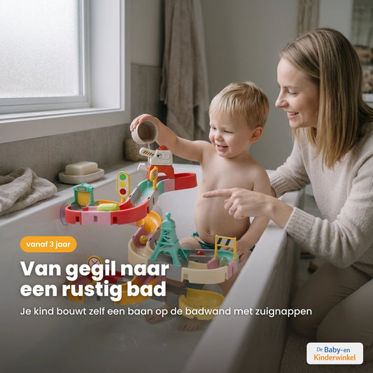 BathBuilder™ badglijbaan: rustig bad zonder gegil (vanaf 3 jaar)