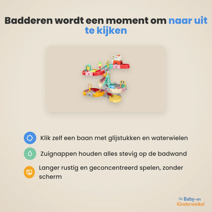 BathBuilder™ badglijbaan: rustig bad zonder gegil (vanaf 3 jaar)