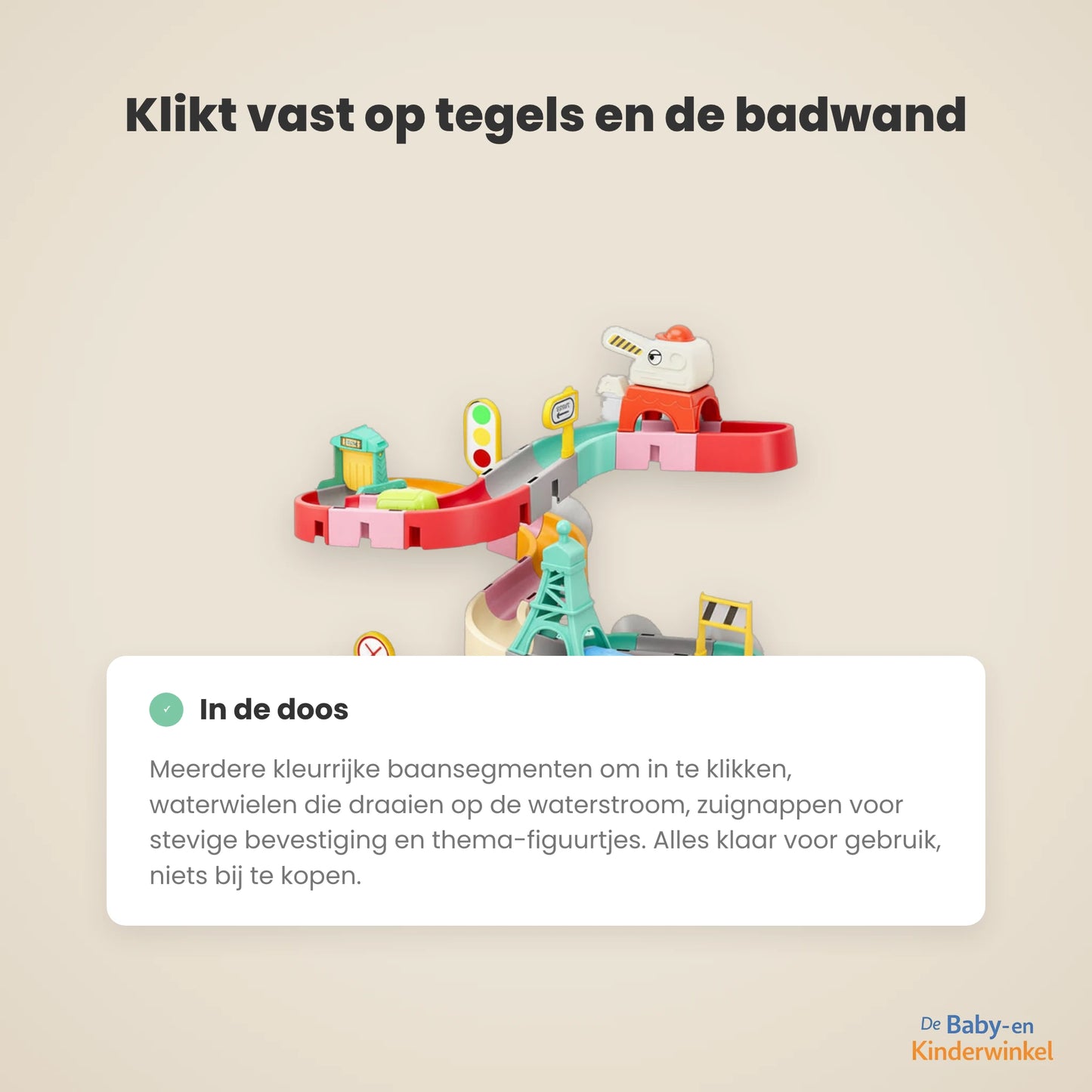 BathBuilder™ badglijbaan: rustig bad zonder gegil (vanaf 3 jaar)