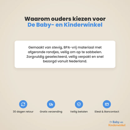 BabyDino™: Montessori trekspeeltje voor grijpen en tandjes (6 maanden tot 3 jaar)