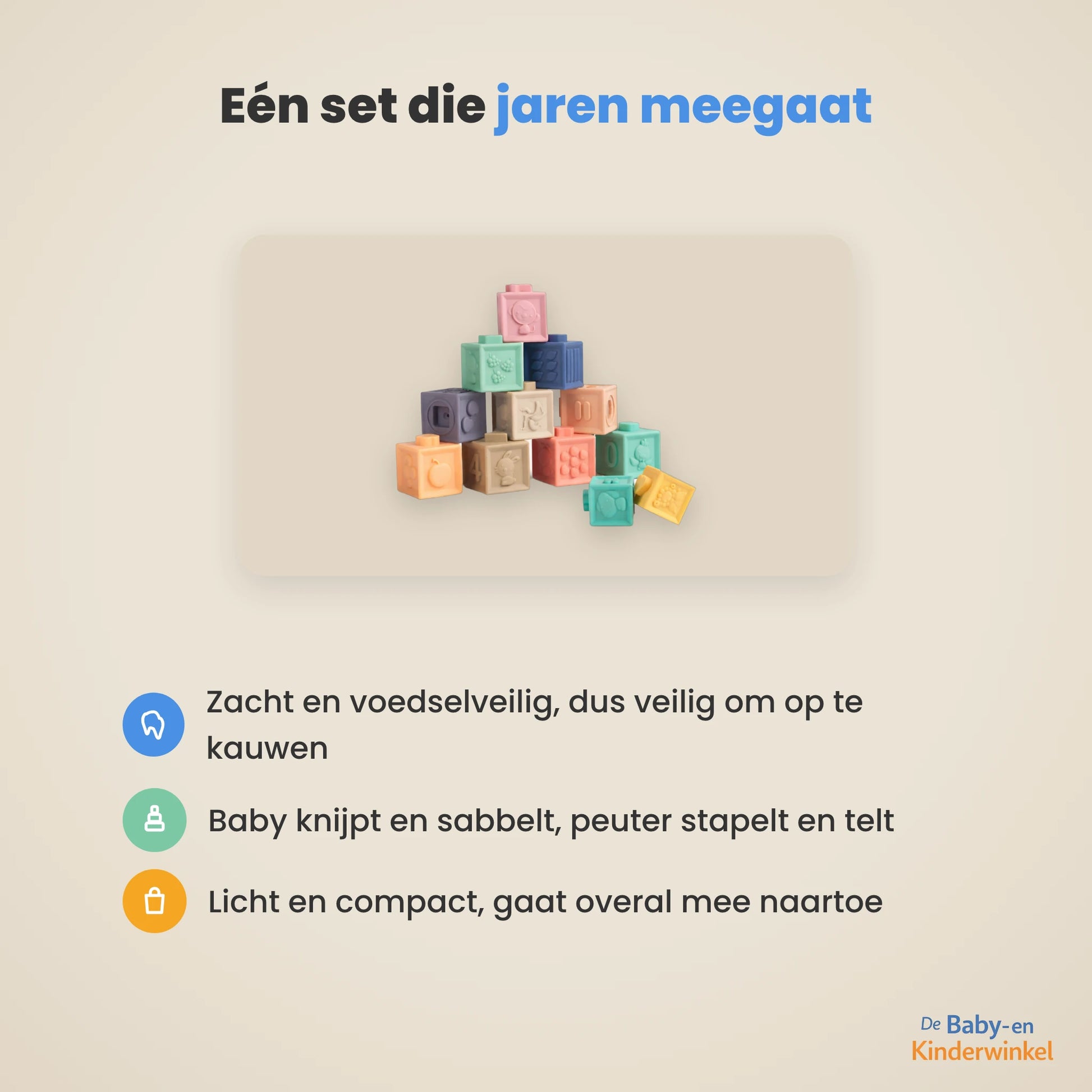 Toddla Soft Building Blocks voordelen