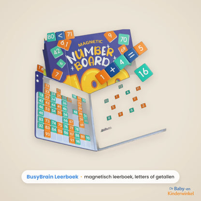BusyBrain™: spelend leren lezen en rekenen met magneten (vanaf 3 jaar)