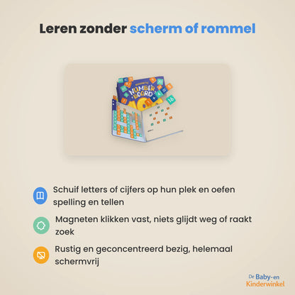 BusyBrain™: spelend leren lezen en rekenen met magneten (vanaf 3 jaar)