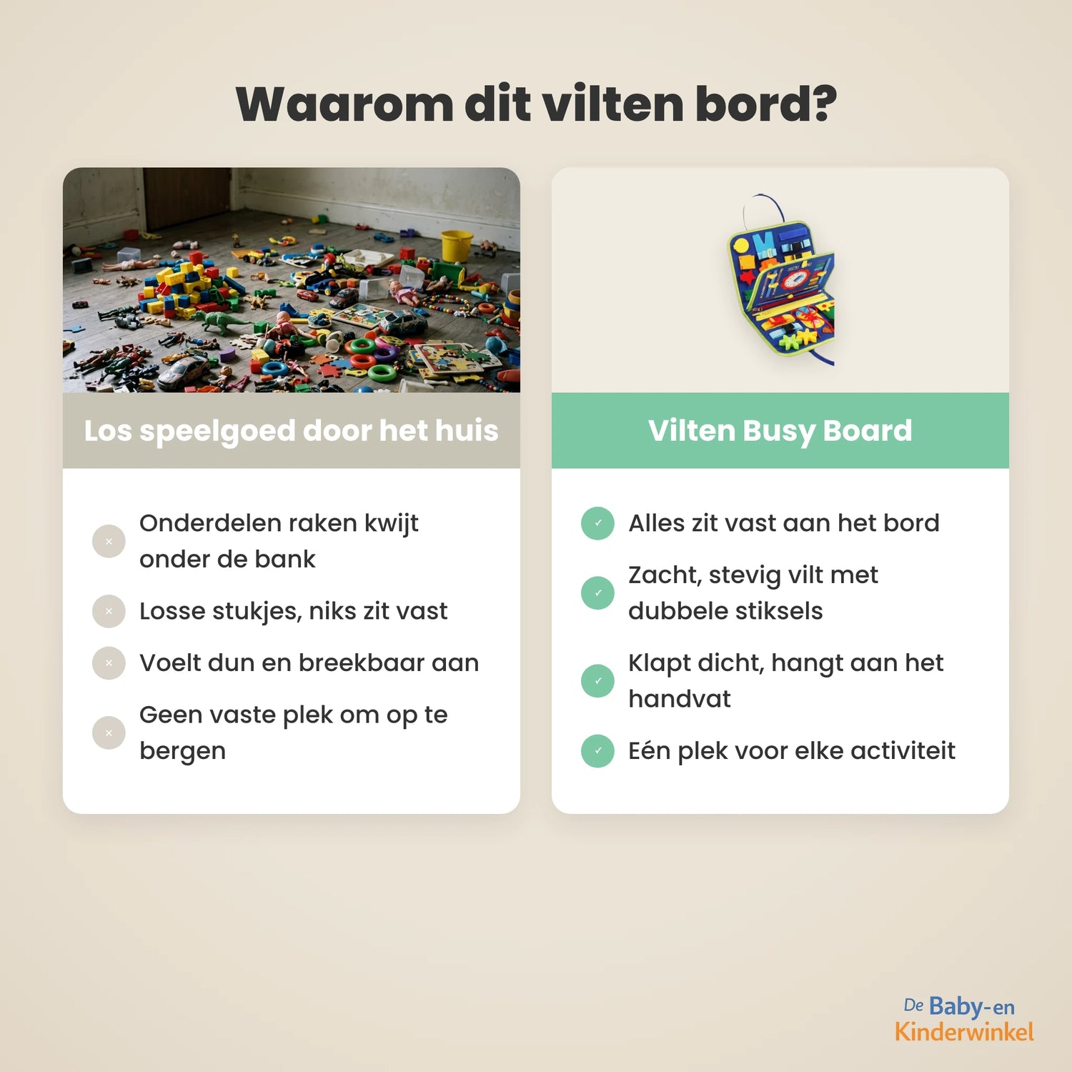 Toddla Montessori Busy Board vergelijking