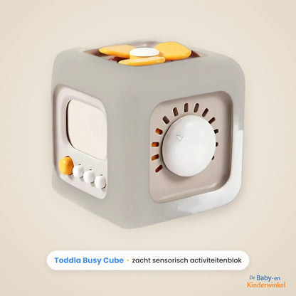 Toddla Busy Cube™: schermvrij sensorisch speelgoed (vanaf 6 maanden)