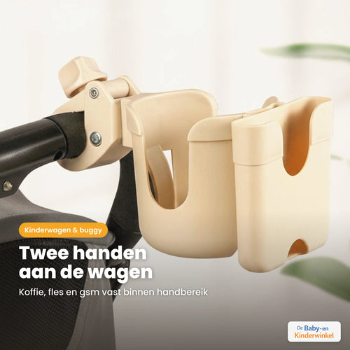 StrolliCup bekerhouder voor kinderwagen en buggy: koffie op de wagen, je handen vrij