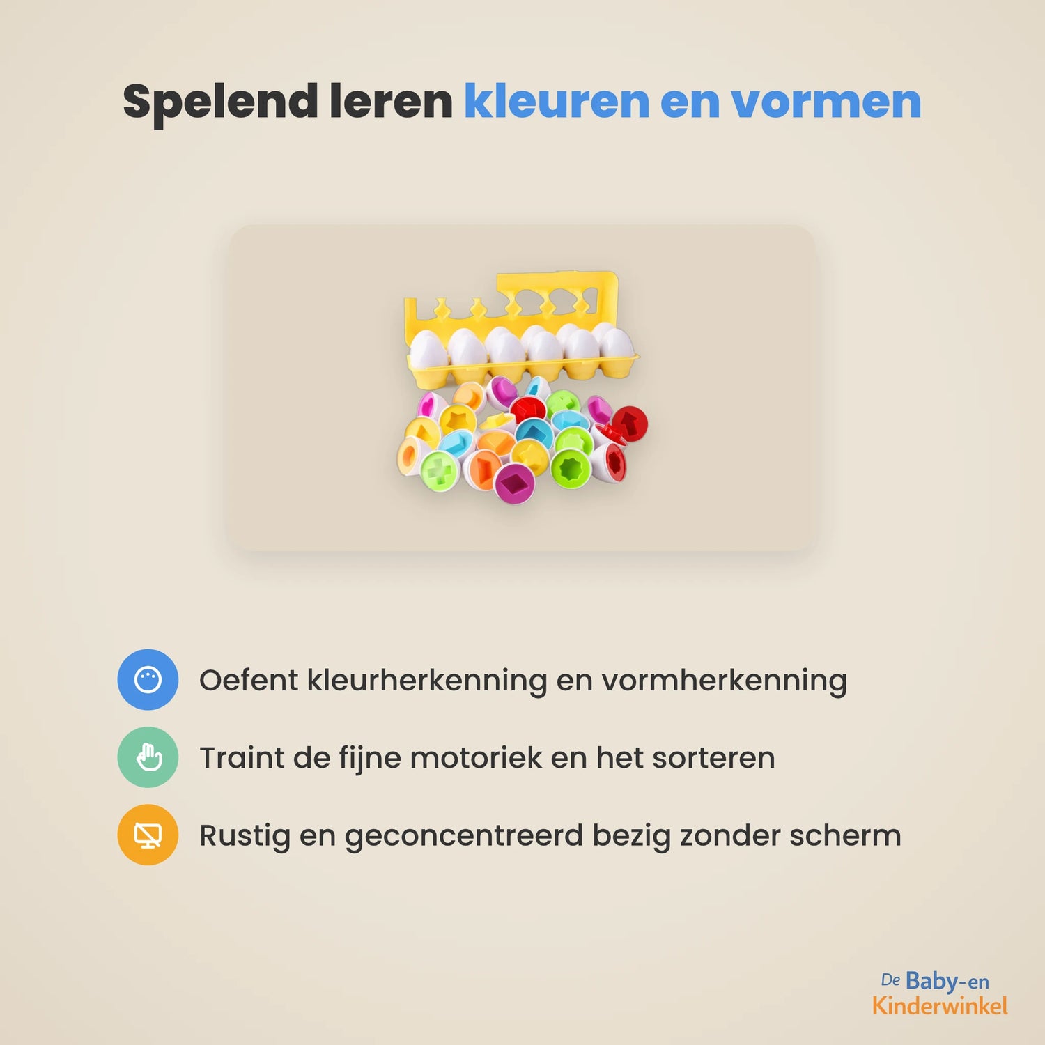 Toddla Geometrische Eieren voordelen