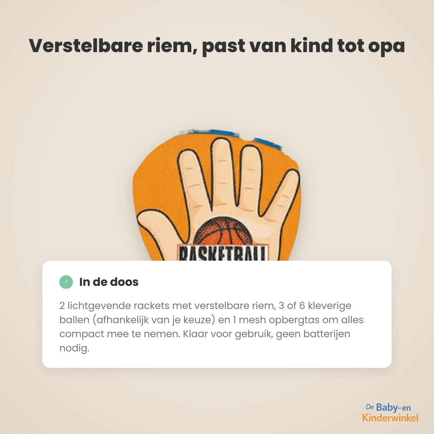 FlexiCatch™: vangspel dat oplicht in het donker, raak is altijd raak (vanaf 3 jaar)