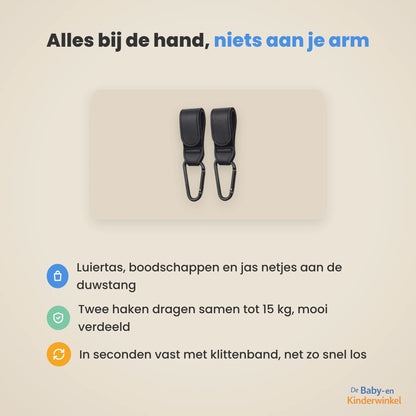 BuggyHook Kinderwagenhaken voordelen