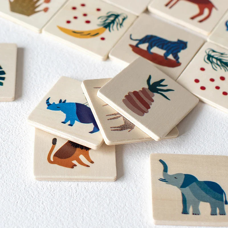 MemoryMatch – Hout & Leerzaam – Jungle Memory Spel