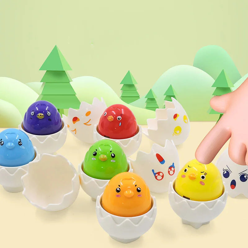 Montessori 3D Eggs Puzzle – Leuk voor Pasen - Eieren sorteerspel