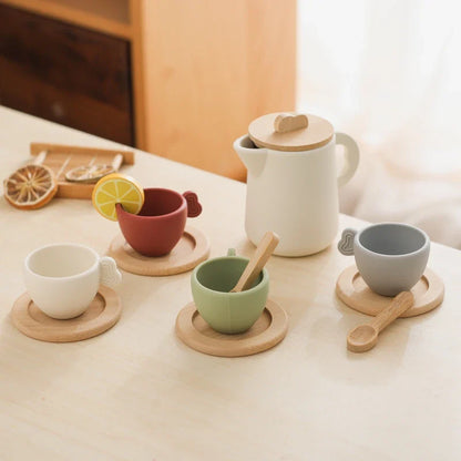 Woods – Leuk & Interactief – Houten Theeset voor Kinderen