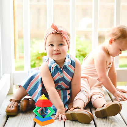 Pyramid Stacking Blocks – Motoriek & Creativiteit – Stapel Blokken Set