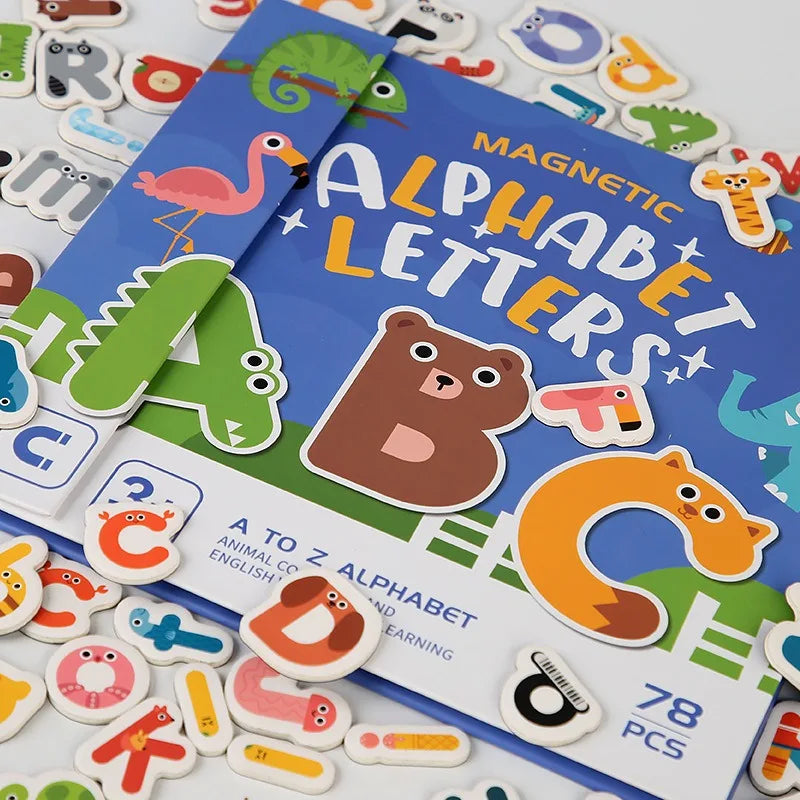 BusyBrain – Engelse woordjes leren & rekenen – Alfabet & Cijfers Puzzelboek