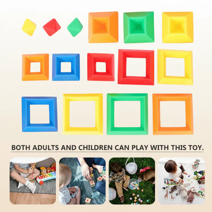 Pyramid Stacking Blocks – Motoriek & Creativiteit – Stapel Blokken Set