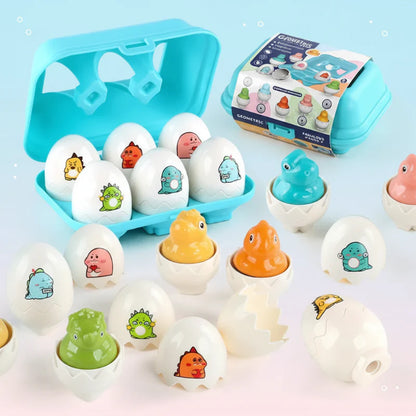 Montessori 3D Eggs Puzzle – Leuk voor Pasen - Eieren sorteerspel