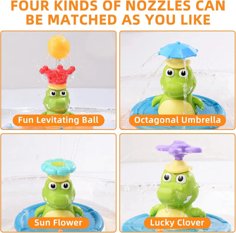 Light Up Crocodile Bath Toy – Interactief & Waterplezier – Krokodil Fontein Badspeelgoed