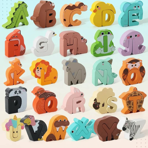 ZooLetters – Speels & Educatief – Dieren Alfabetpuzzel voor kinderen