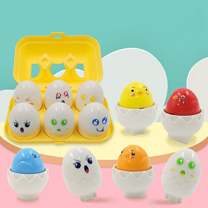 Montessori 3D Eggs Puzzle – Leuk voor Pasen - Eieren sorteerspel