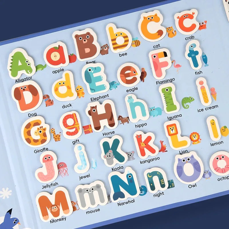 BusyBrain – Engelse woordjes leren & rekenen – Alfabet & Cijfers Puzzelboek
