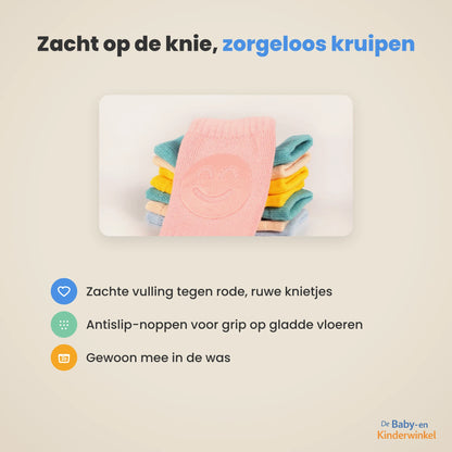 StrolliKnee™ kniebeschermers baby: zacht kruipen op harde vloer (0 tot 18 maanden)