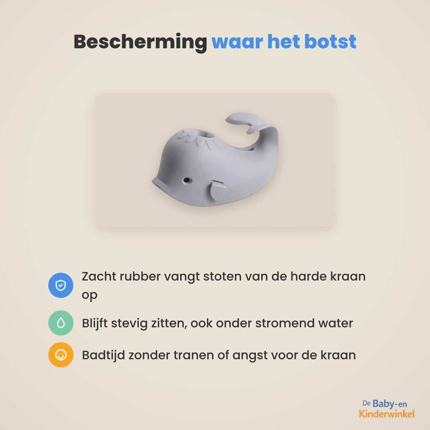 Toddla Walvis Kraanbeschermer voordelen