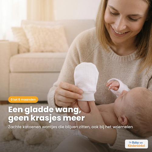 Toddla Krabwantjes voor Pasgeborenen, blijven zitten (6 paar, 0 tot 6 maanden) sfeerbeeld in gebruik