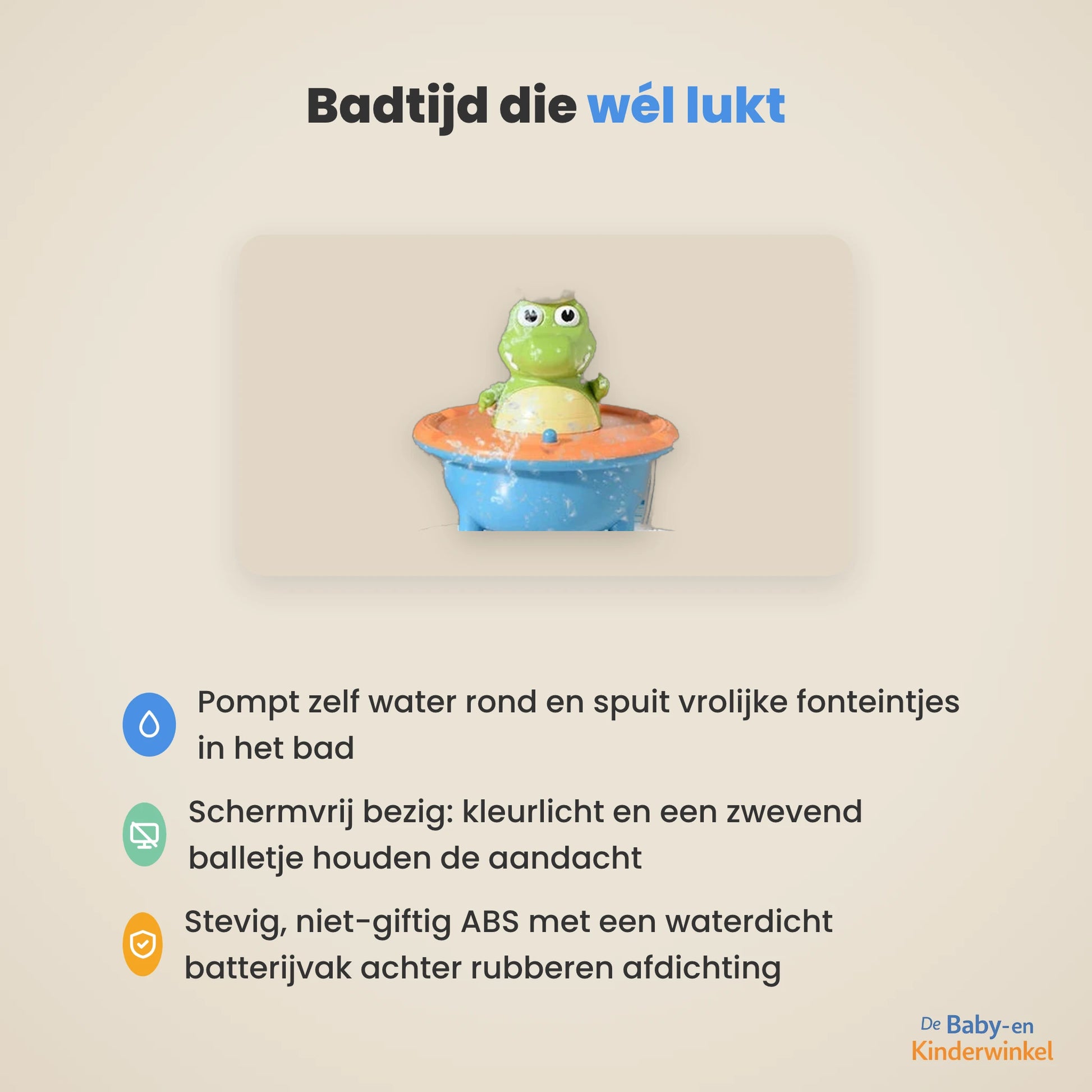 Krokodil Badfontein voordelen