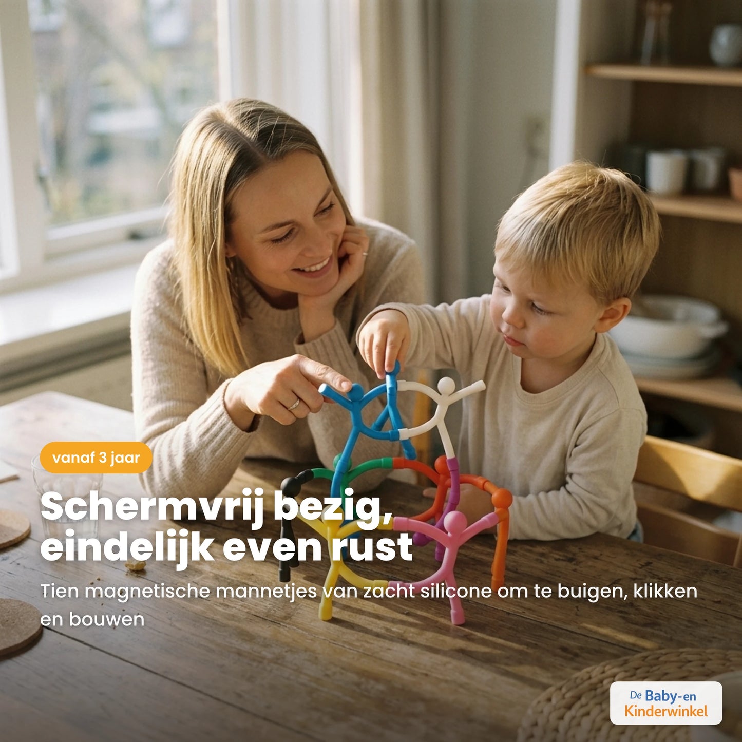 Toddla Magnetische Mannetjes sfeerbeeld in gebruik